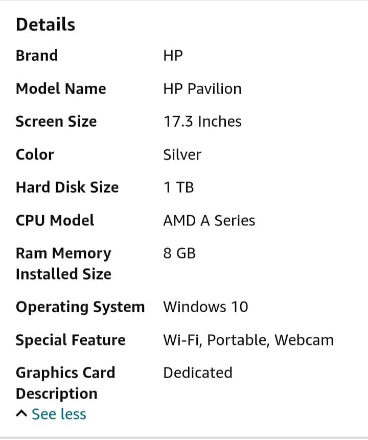 HP Pavilion | AMD A10 8700P | Windows 10 | Laptops for sale 8