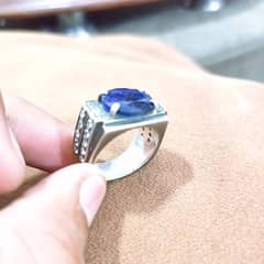 Blue Sapphire, Neelum Ring
