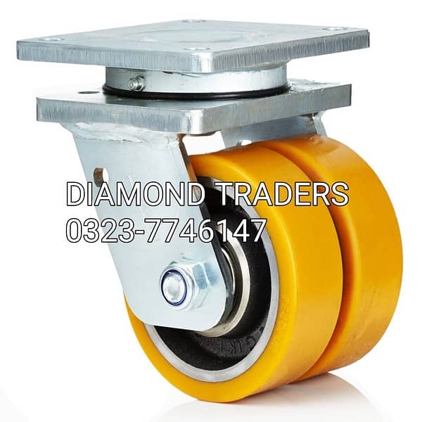 Industrial Trolley Wheel | Nylon Wheel | Teflon Wheel | Polyurethane | 4