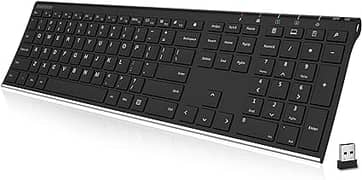 Arteck 2.4G Wireless Keyboard  HW193MW162 Stainless Ult
