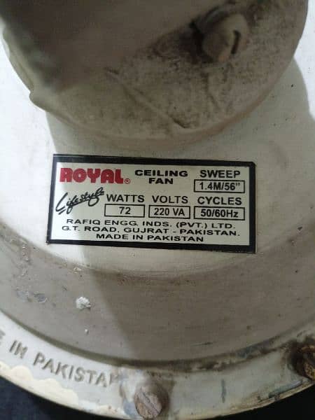 Royal Ceiling Fan (Orignal Heavy Copper Motor) 2