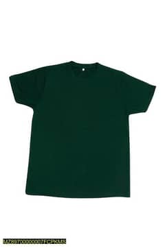 1 Pc Men's cotton plain T-shirt