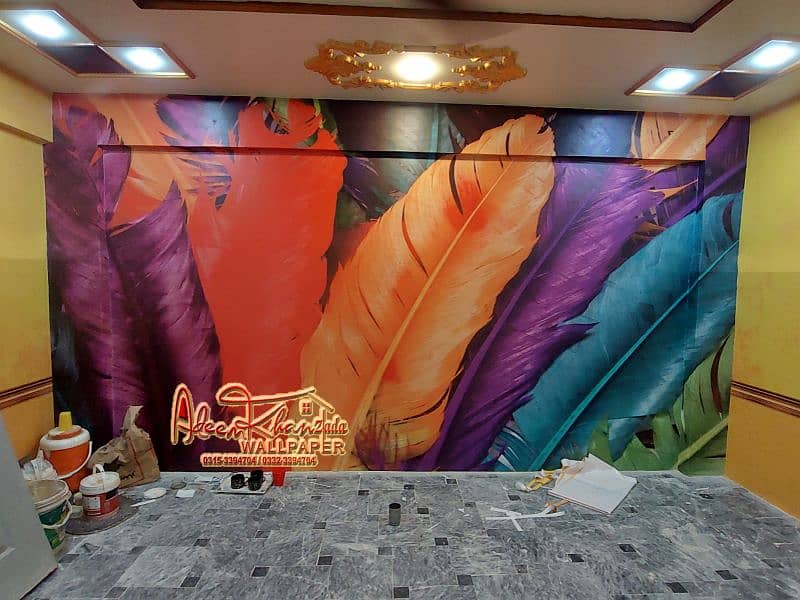 3d flex pvc Wallpaper Hyderabad 16