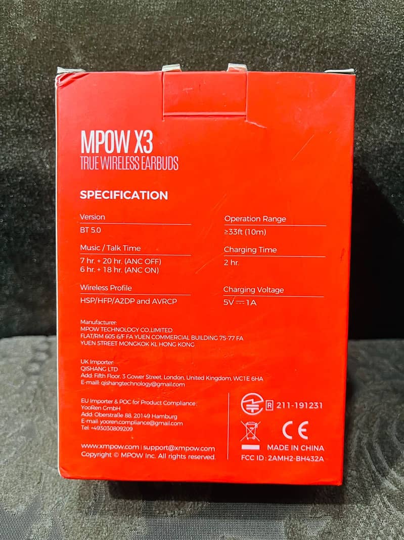Mpow X3 Wireless Headphones - 4 Mic 27H Playback ANC 1