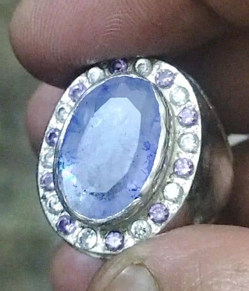 Neelam stone sapphire sky blue 8