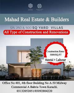 All Types of Construction and Renovations