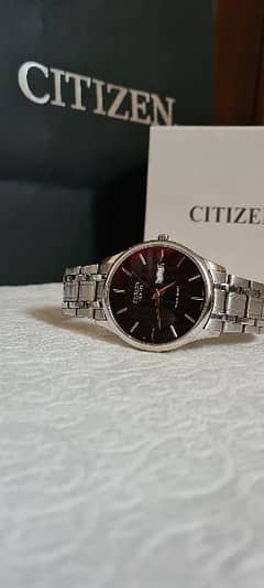 Citizen sapphire Big dial Gents wrist watch 0