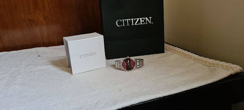 Citizen sapphire Big dial Gents wrist watch 6