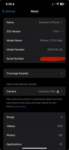 iPhone 12 Pro Max 256 GB PTA Approved