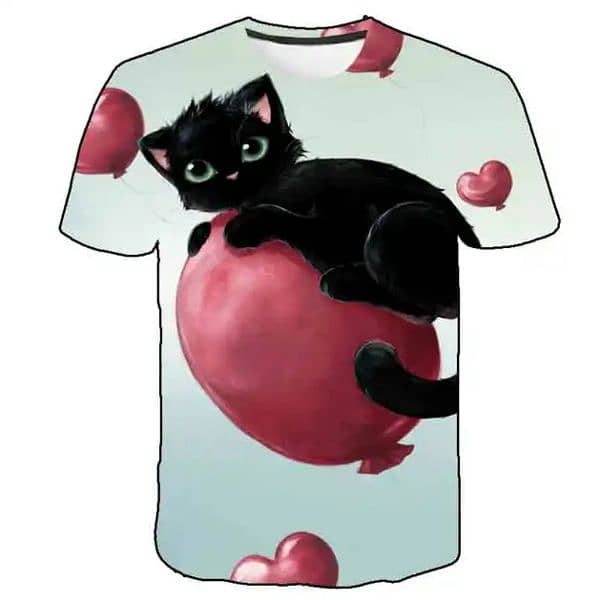 Boys T shirt cat Printed 6