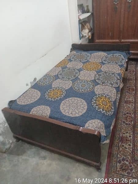 Single Bed 2 Palang With Out Matters 2