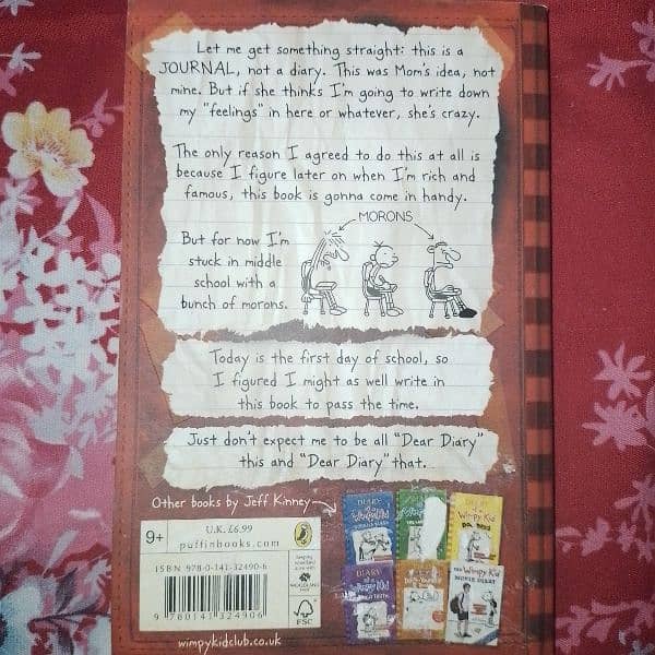 Diary Of a Wimpy Kid series 500rs per book 1