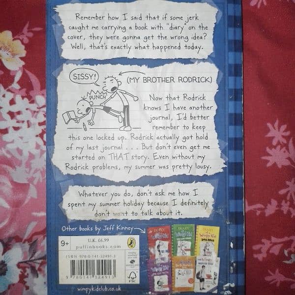 Diary Of a Wimpy Kid series 500rs per book 3