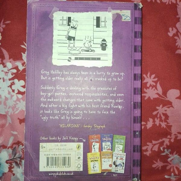 Diary Of a Wimpy Kid series 500rs per book 9