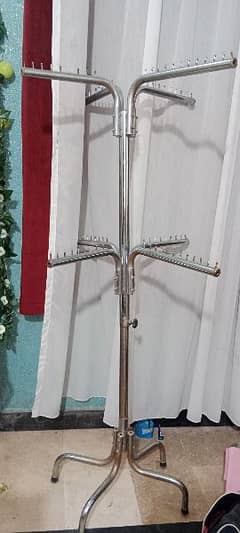 Iron stand for cloth hanging