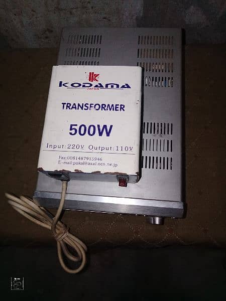 amplifier Sony company one ten two 20 supply saath mein hai 0