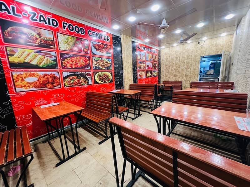 runing restrurant for sale main hussaiabad food street 7