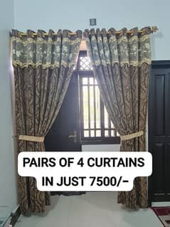 4 pairs of curtains 0