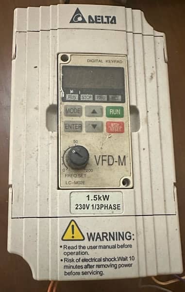 1.5 KVA motor VFD 4