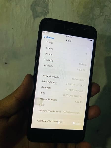 iPhone 7 plus 256GB PTA Approved 4