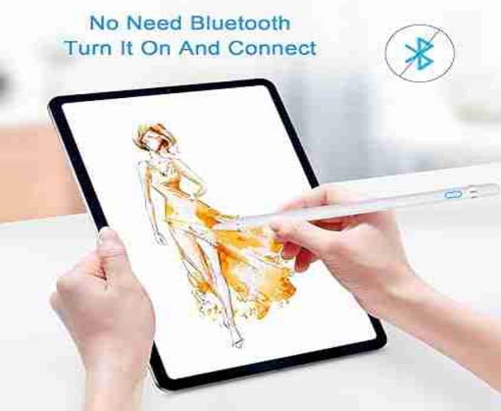 Stylus Pen for Touch Screens Rechargeable 1.5mm fine tip Active Stylus 4