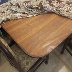 Dining Table With 6 Wooden Chairs