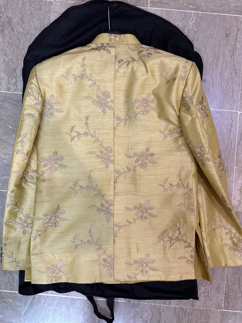 Prince Coat with Kurta and trouser for Mehndi/Wedding 10
