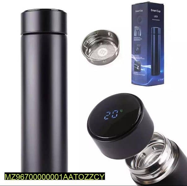 Smart Thermos water bottle with led digital temperature display 500ml 5
