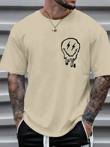 Men and women oversized and round neck t-shirt branded Causal Bell 8
