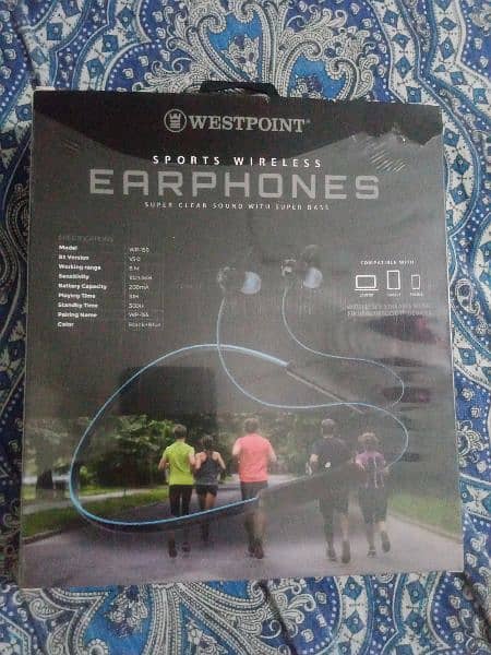 earphones sport wireless WP-155 0