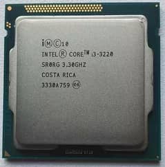 Core i3 3220 3rd gen Processor Only 0