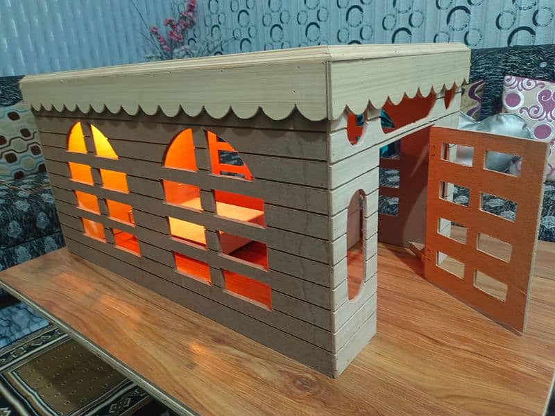 Wooden doll house 0