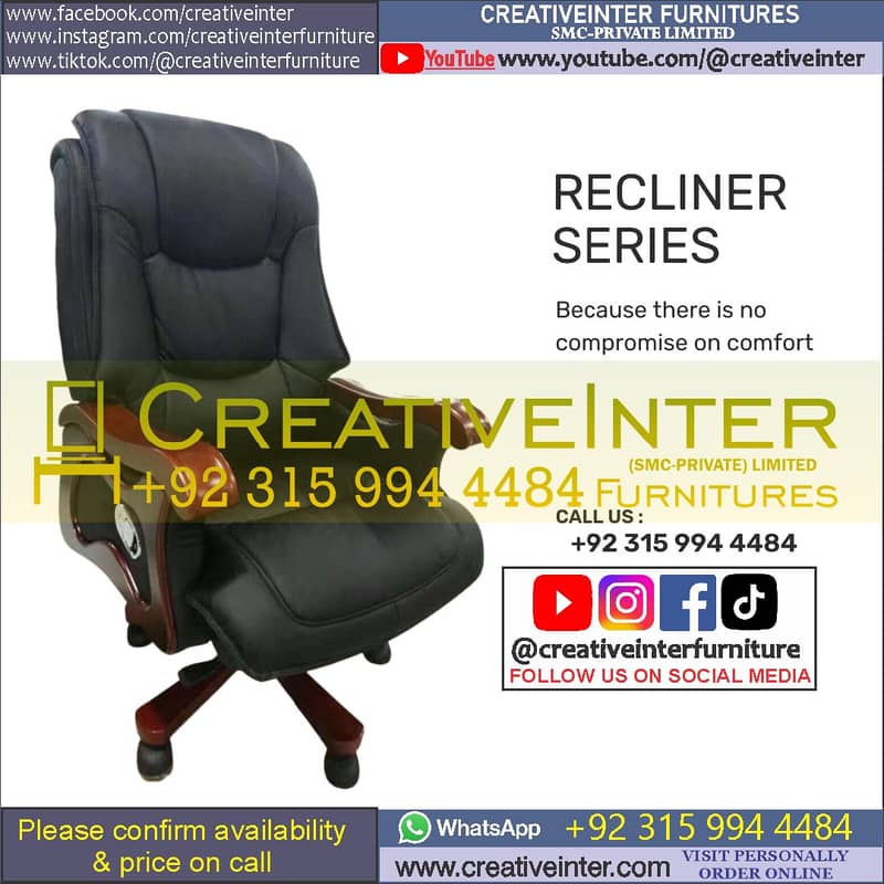executive office chair table ceo manager desk revolving study staff 18