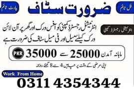 full time part time home base jobs available in lahore 0