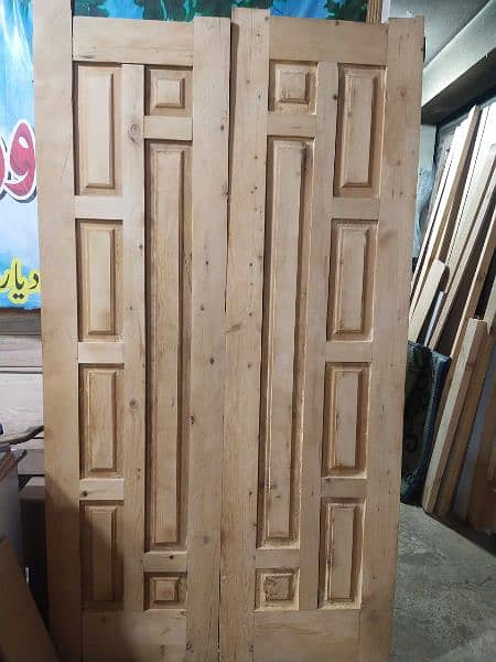 Deodar (Diyar) Finished Door Available for Sale 12