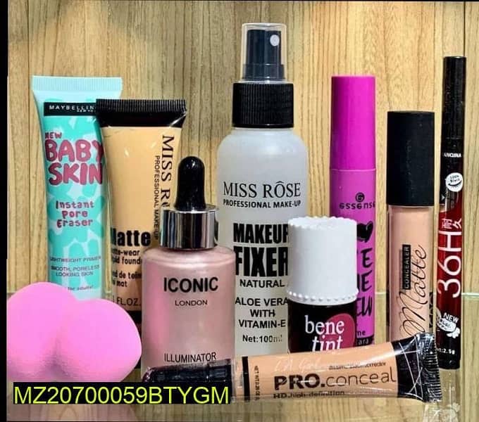 set of 10 makeup products 1