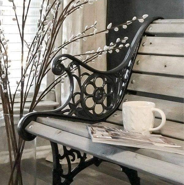 Wood and Iron  / Wrought Iron Benches 1
