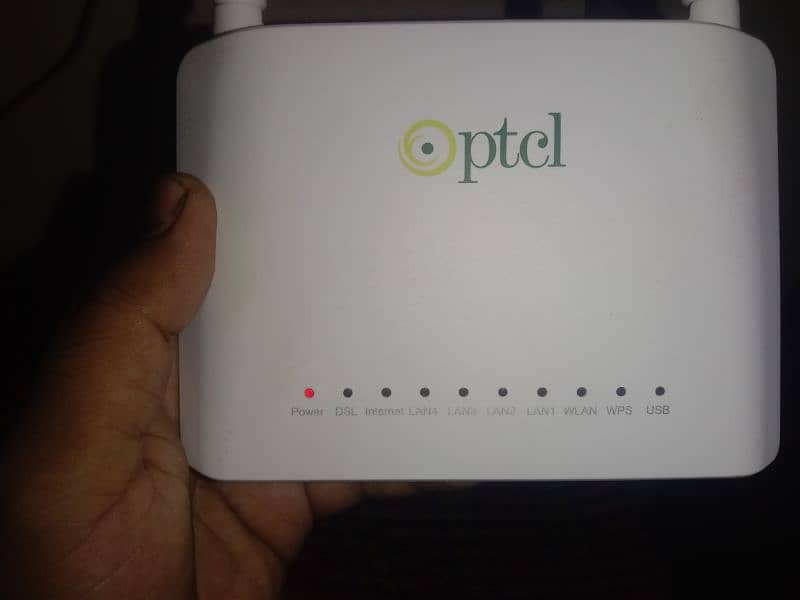 PTCL Modem New Model Only One Week Used For Sell Box Available 5