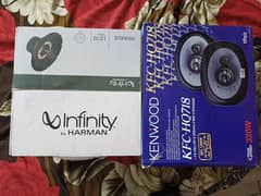 Infinity Woofer Kenwood Speakers and Orientech Amp