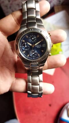 PULSAR by SEIKO Ym92 Stainless Steel Chronograph 100m Watch
