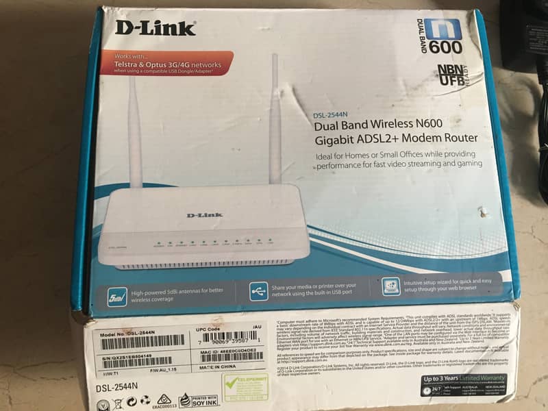 dlink n600 dualband gigabit wifi router for ptcl internet 10