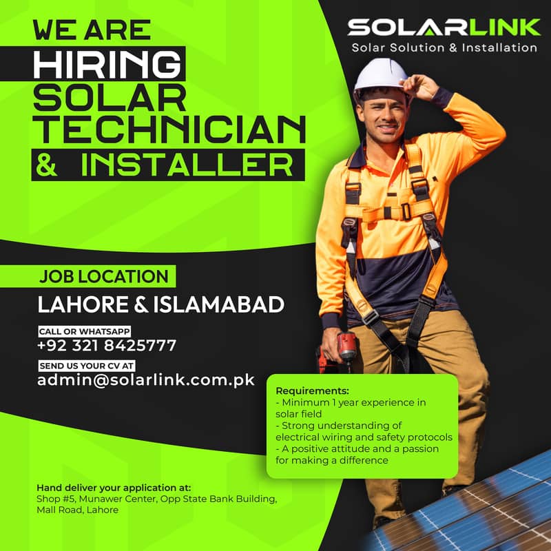 Solar Energy Technician & Installer 0