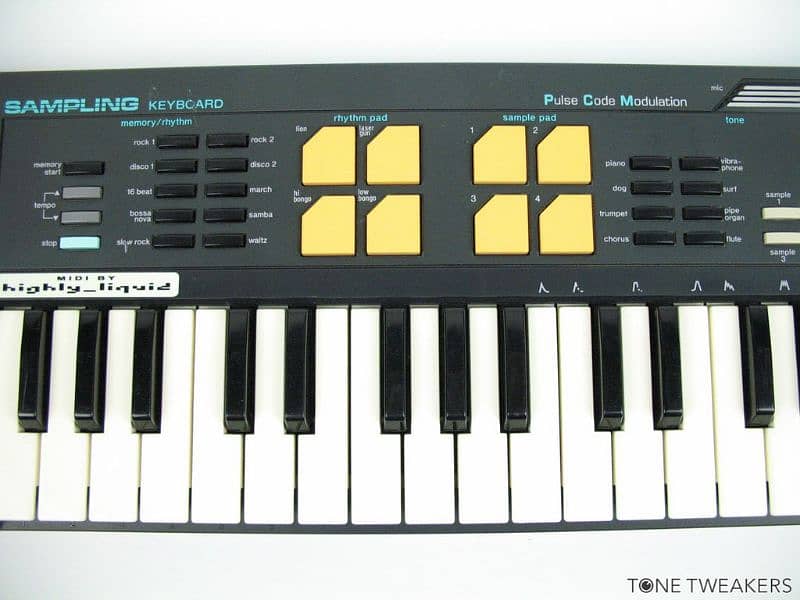 Casio SK-5 sampling keyboard with rhythm and sample pads 3