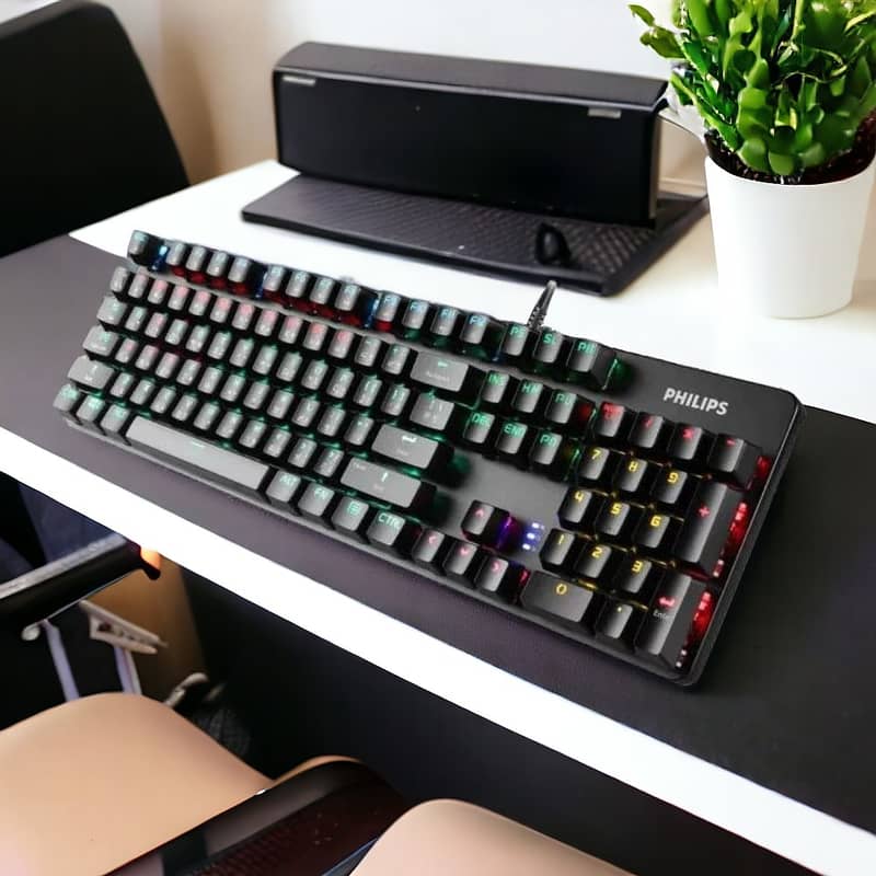Full Mechanical Brand New Lightning and Gaming Keyboard with Box. 7