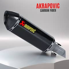 AKRAPOVIC EXHAUST CARBON FIBER UNIVERAL FOR ALL BIKES 0