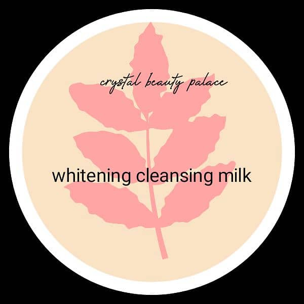 whitening cleansing milk. 1