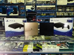 ps4 slim 500 gb complete box with warranty