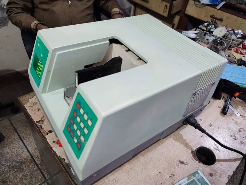 cash mix value counter packet sorting machine fake detection, SM brand 1