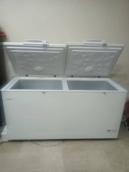 haire inverter deep freezer jumbo size 3 month use only 4