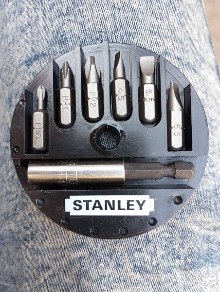 STANLEY Tools Screw Driver Insert Bit 7 Pcs Set Phillips / Slotted + - 1